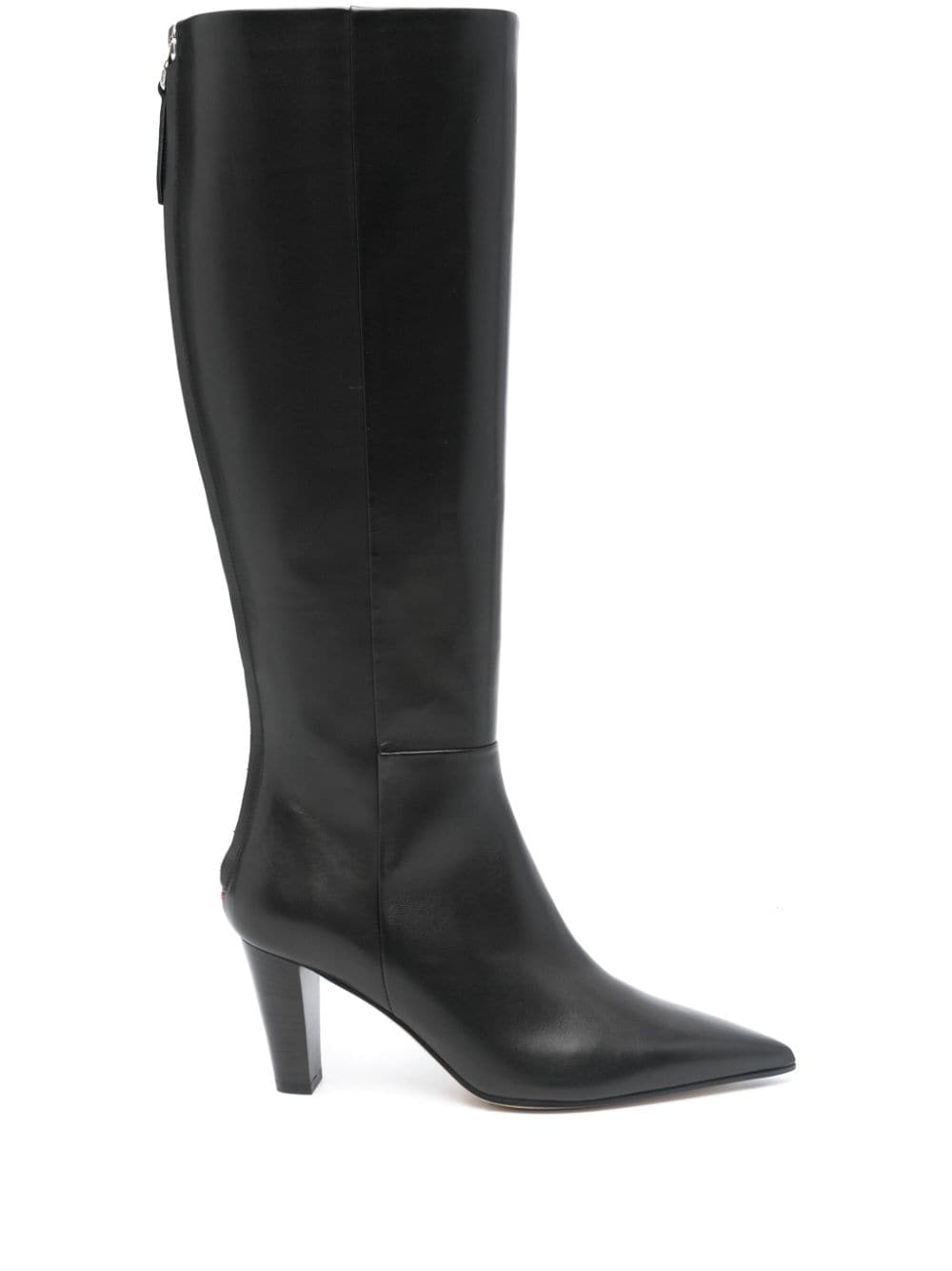 Aeyde 70mm leather boots Black