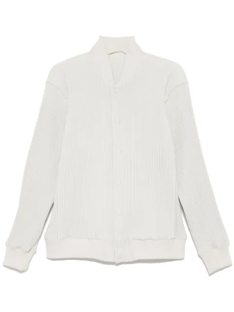 Homme Plissé Issey Miyake pleated bomber jacket