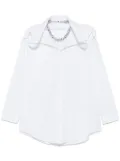 Y/Project shirt mini dress - White