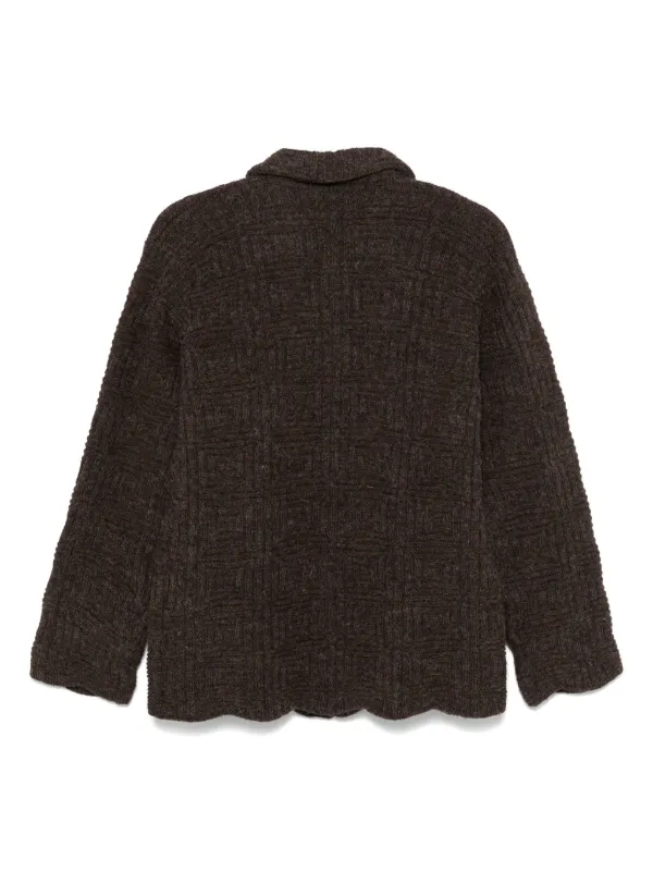 Magliano Shetland ニットシャツ | ブラウン | FARFETCH JP 