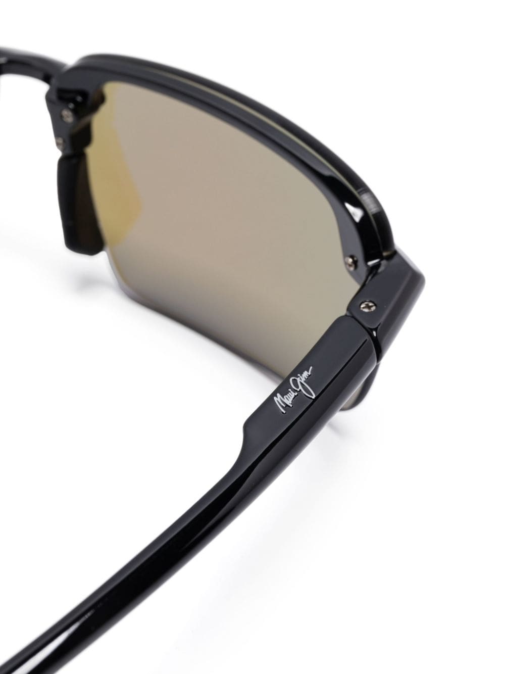 Shop Maui Jim Laulima Sunglasses In 黑色