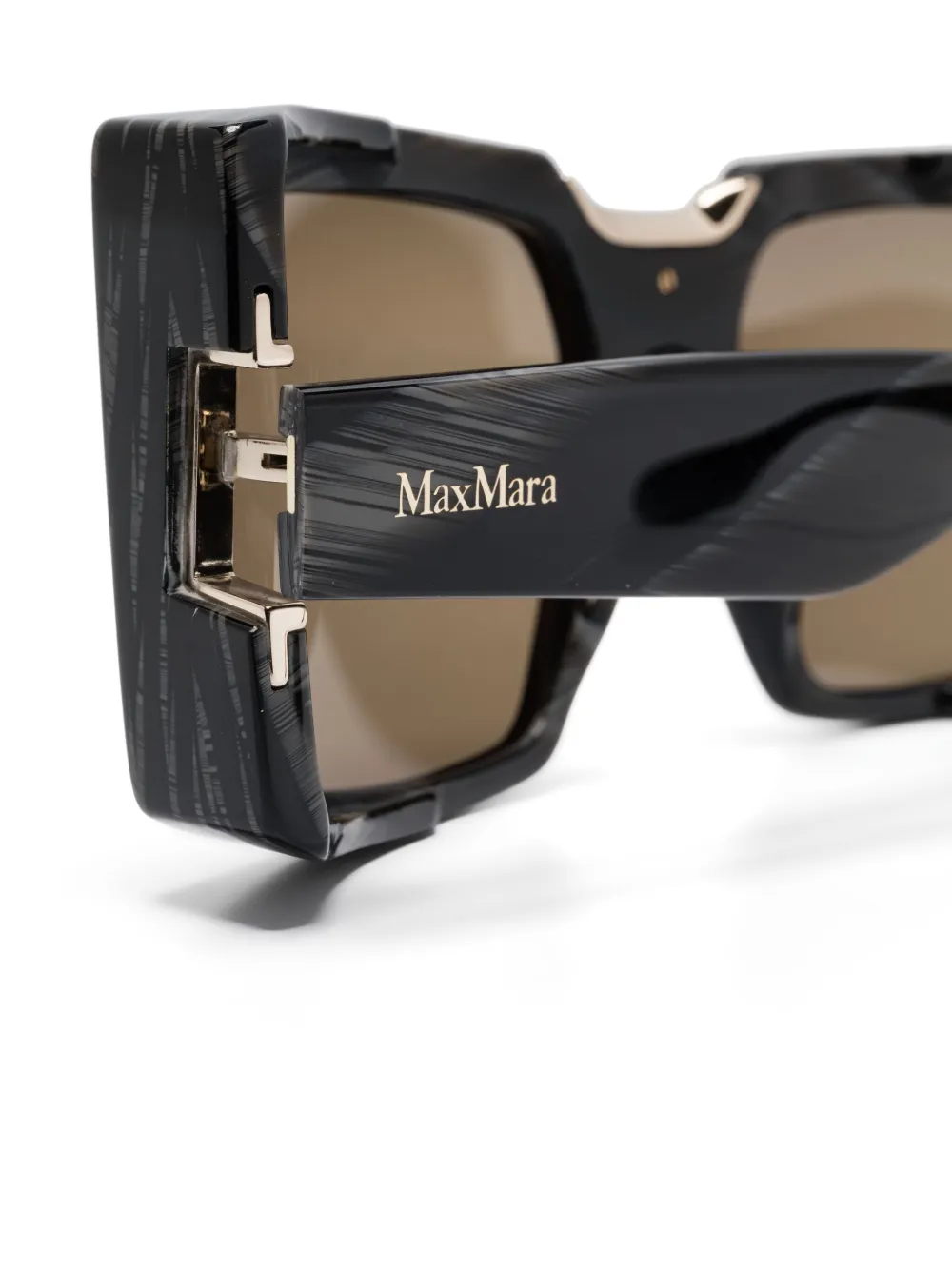Max Mara Eyewear Mm0124 Sunglasses In 黑色