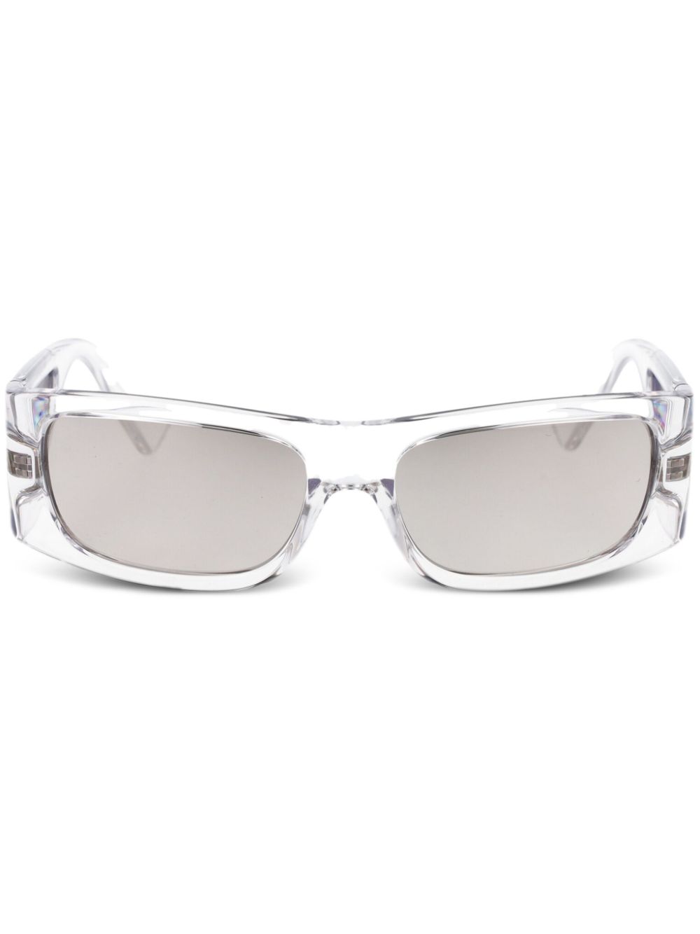 Versace Eyewear Zonnebril met logoplakkaat Wit