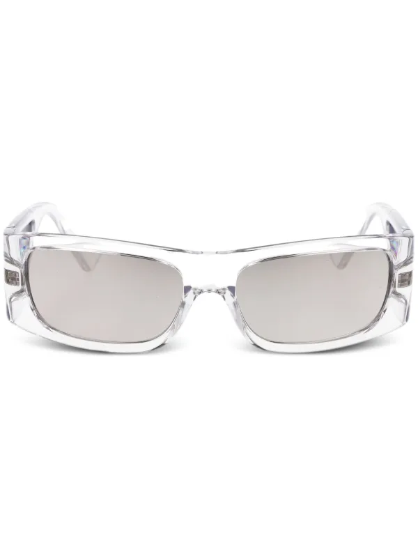 BN - Versace Sunglasses in White Versace Eyewear rectangle-frame Sunglasses | White | FARFETCH BN main image 2