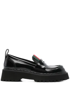 Gucci Horsebit-detail Leather Loafers | Black | FARFETCH RO