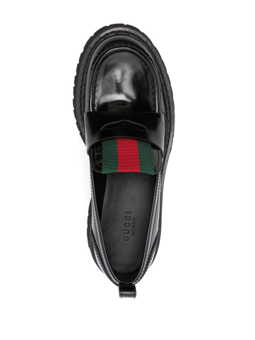 Gucci Web-detail loafers Black