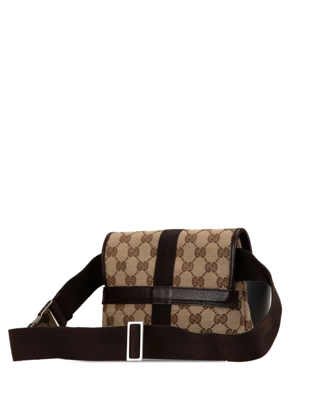 Gucci Pre Owned 2000 2015 GG Canvas Belt Bag Brown FARFETCH UK