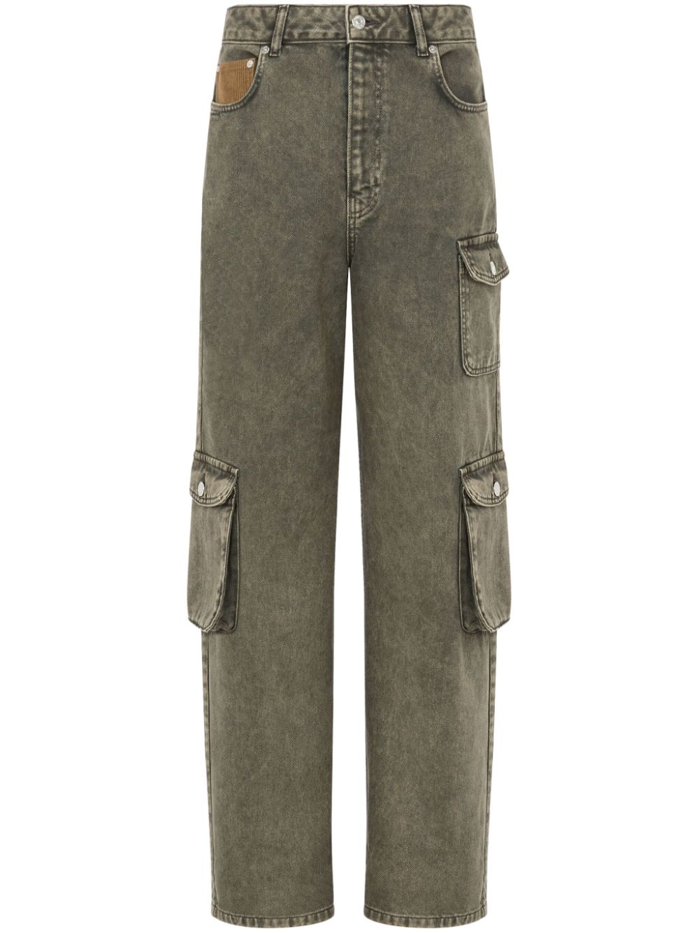 straight-leg cargo jeans