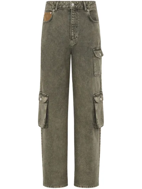 MOSCHINO JEANS straight-leg cargo jeans