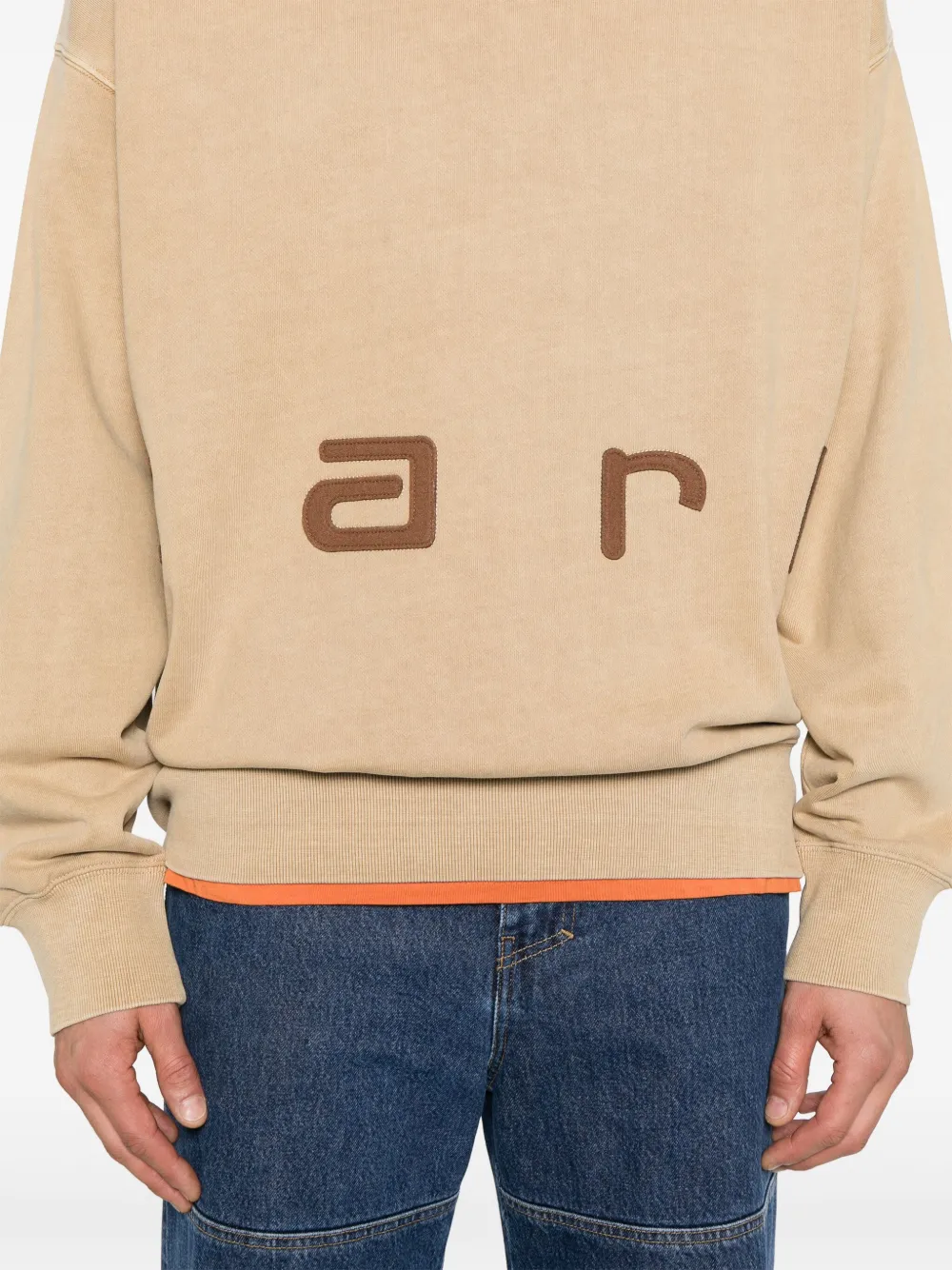Carhartt WIP Felt Script sweater Beige