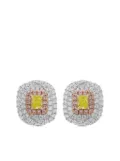 HYT Jewelry 18k white gold diamond earrings