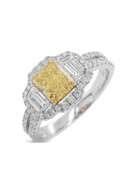 HYT Jewelry anillo en oro blanco de 18kt con diamante