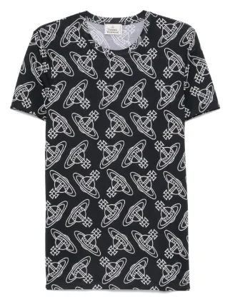 Vivienne Westwood Orb-print Pajama Top | Black | FARFETCH JO