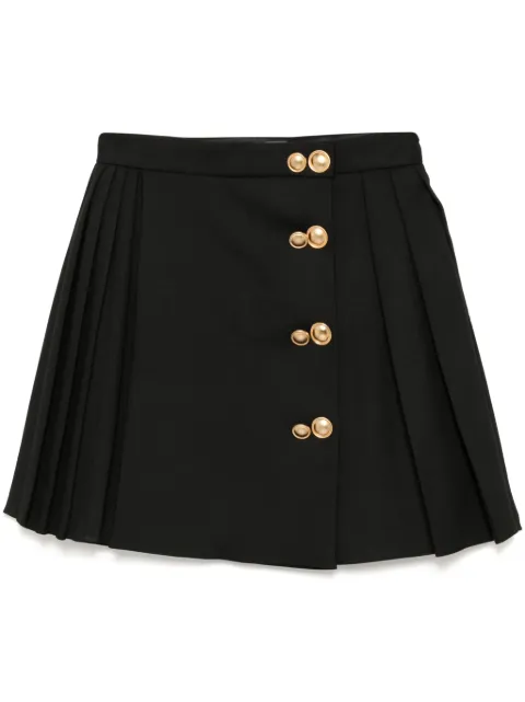 Dice Kayek wrapped pleated skirt
