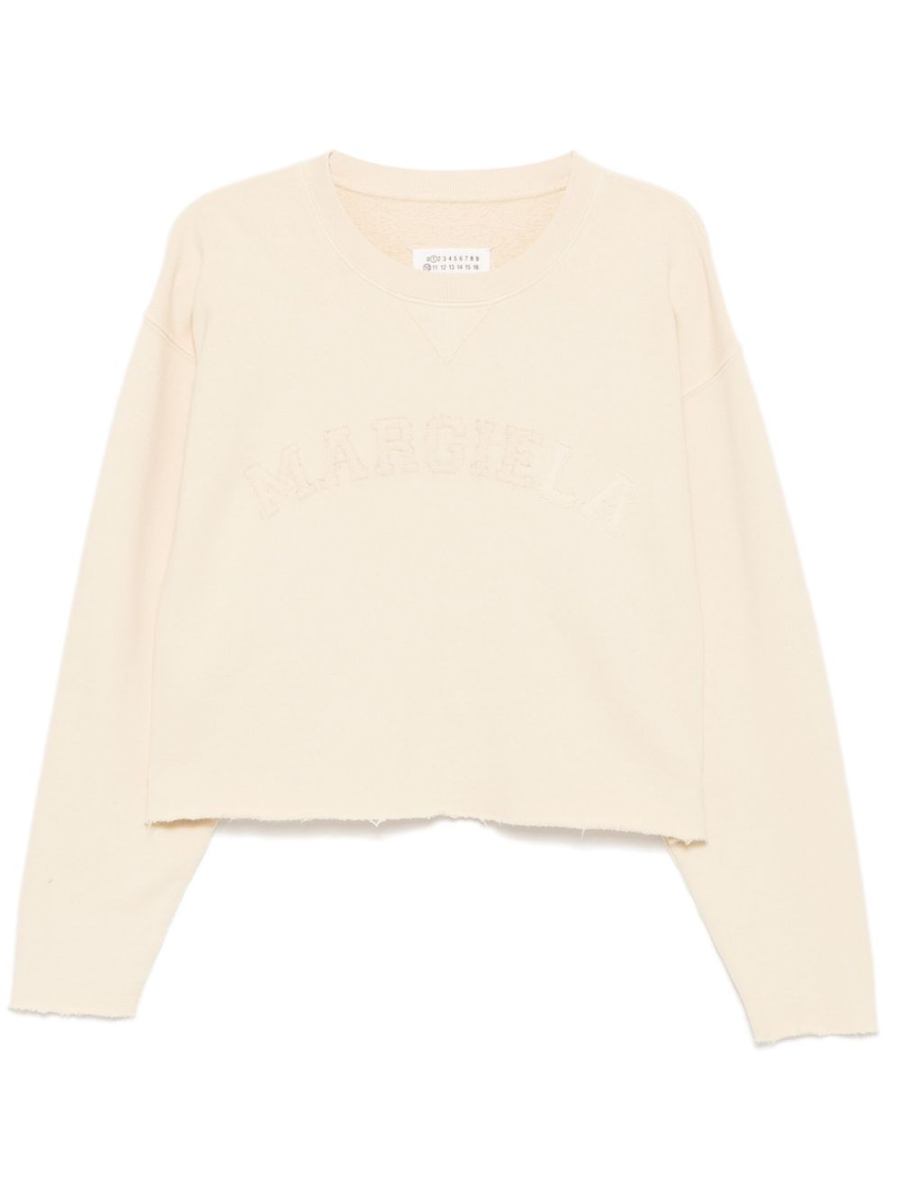 Maison Margiela Firm fleece sweater Geel