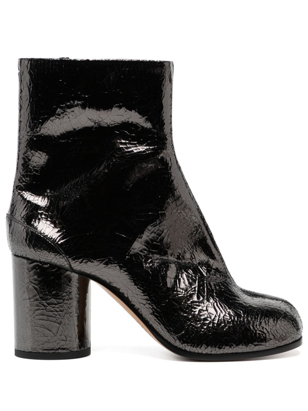 Shop Maison Margiela 60mm Tabi Ankle Boots In Black