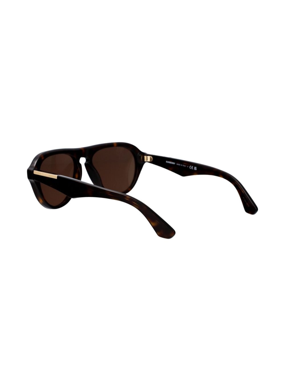 Shop Burberry Eyewear 0be4437u Round-frame Sunglasses In 褐色