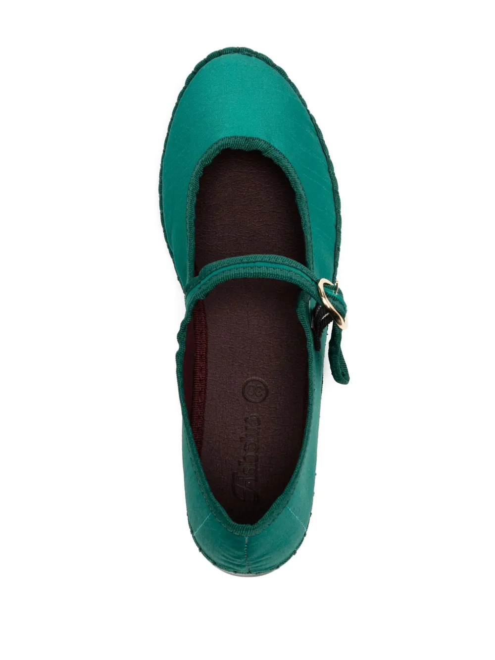Flabelus Costello Ballerina Flats In Green