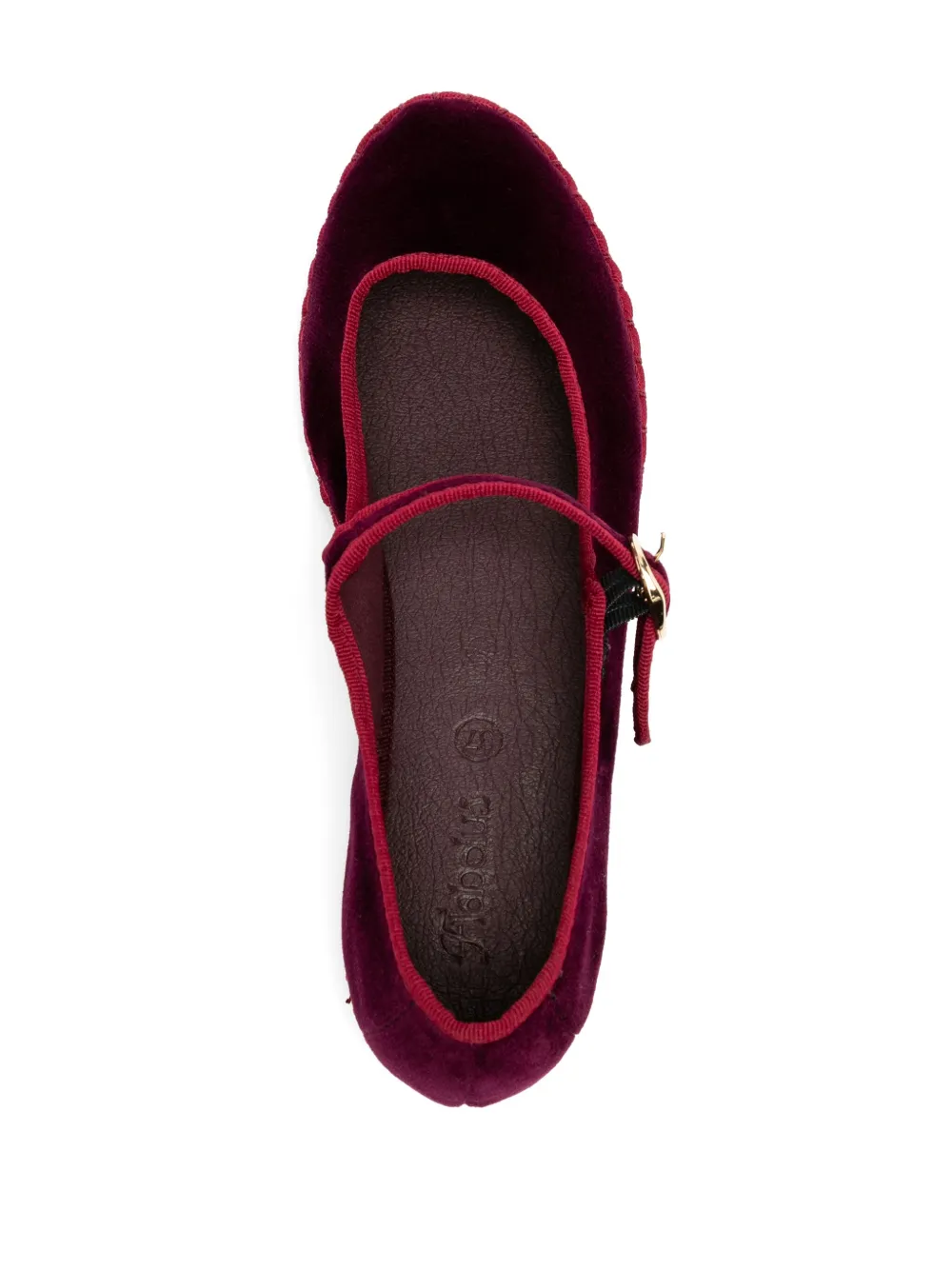FLABELUS Lucrecia ballerina flats Red