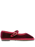 FLABELUS Lucrecia ballerina flats - Red