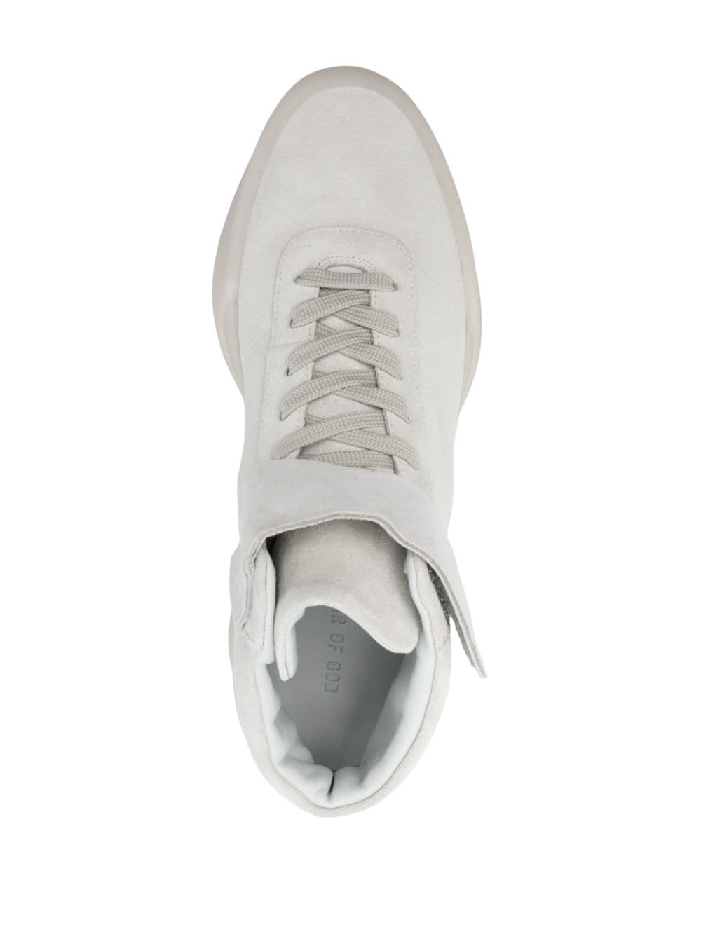 Shop Fear Of God Suede Sneakers In Grey