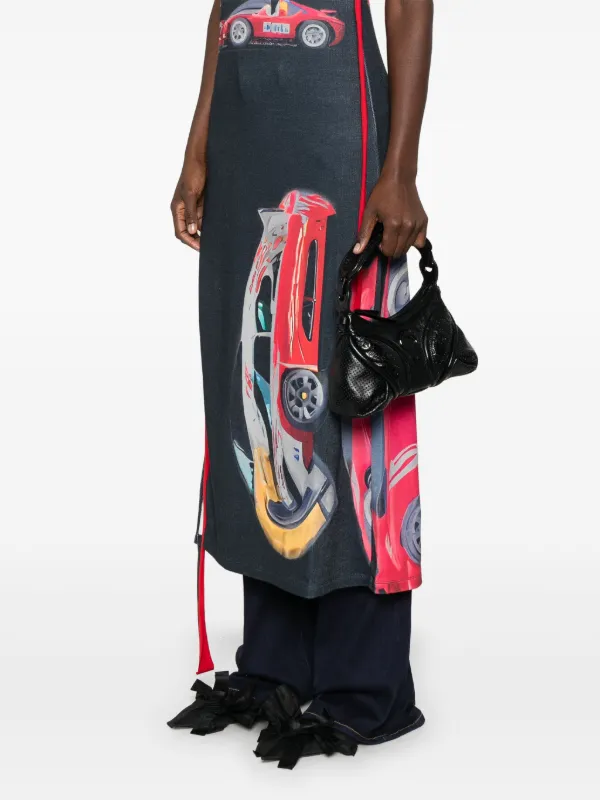 Marine Serre Futura ハンドバッグ ミニ | ブラック | FARFETCH JP Marine Serre Futura ハンドバッグ ミニ | ブラック | FARFETCH JP