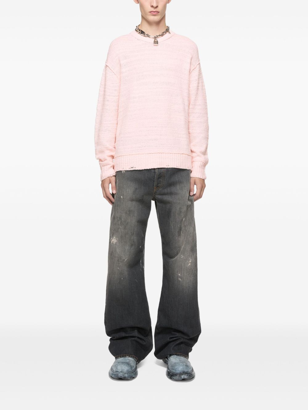 Acne Studios Trui met ronde hals - Roze