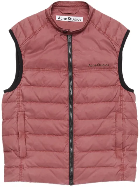 Acne Studios logo-print gilet