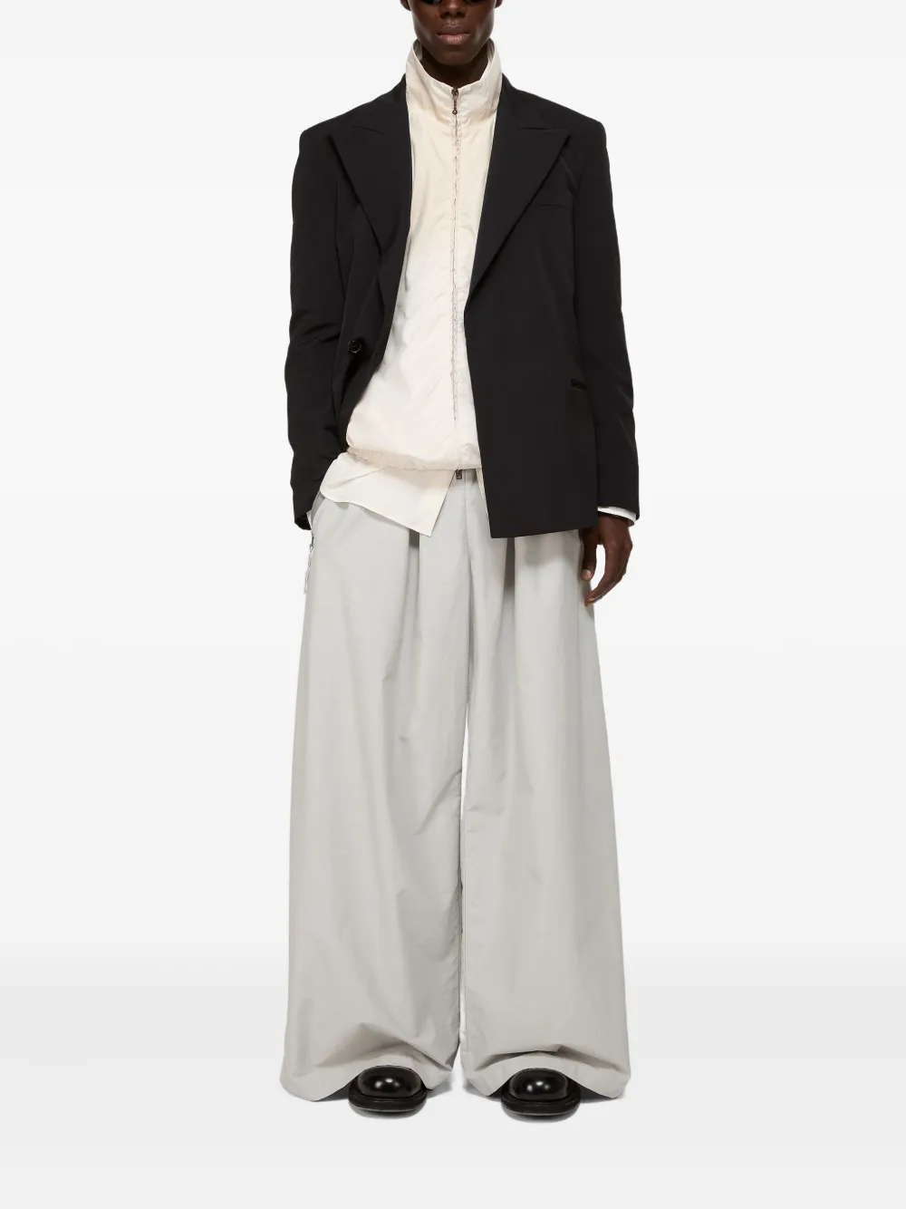 Acne Studios wide-leg trousers - Grijs