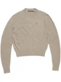 Acne Studios logo-patch sweater - Neutrals