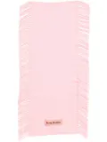 Acne Studios fringe wool scarf - Pink