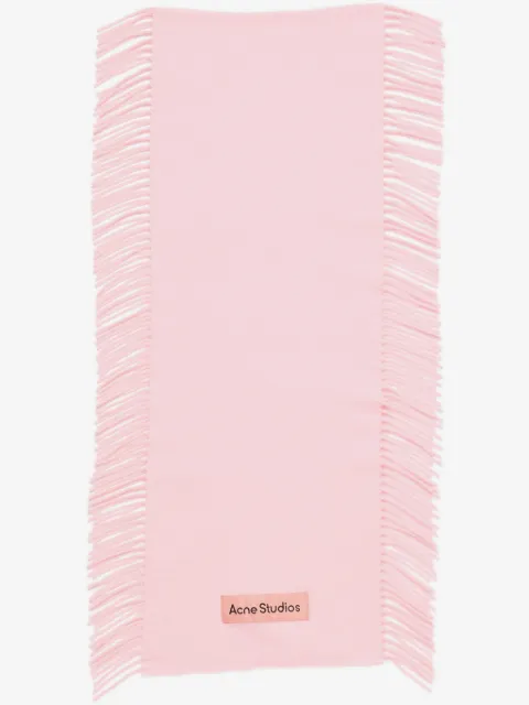 Acne Studios fringe wool scarf