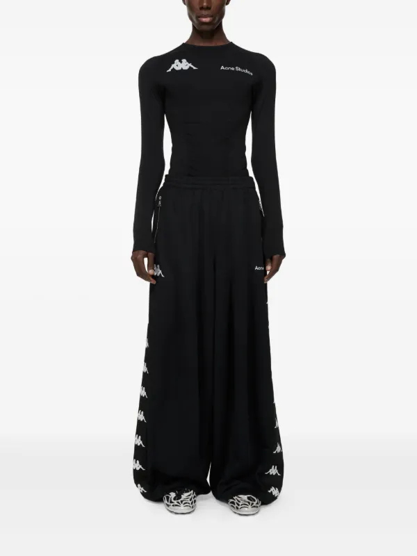 Acne Studios x Kappa Logo T-shirt Lサイズ Acne Studios x Kappa Logo t-shirt | White | FARFETCH