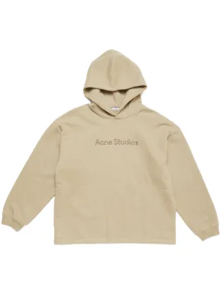 Acne Studios スタッズロゴ パーカー | ニュートラル | FARFETCH JP