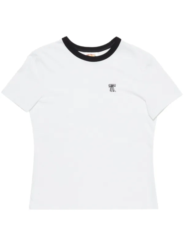 Acne Studios リボンプリント Tシャツ | ホワイト | FARFETCH JP