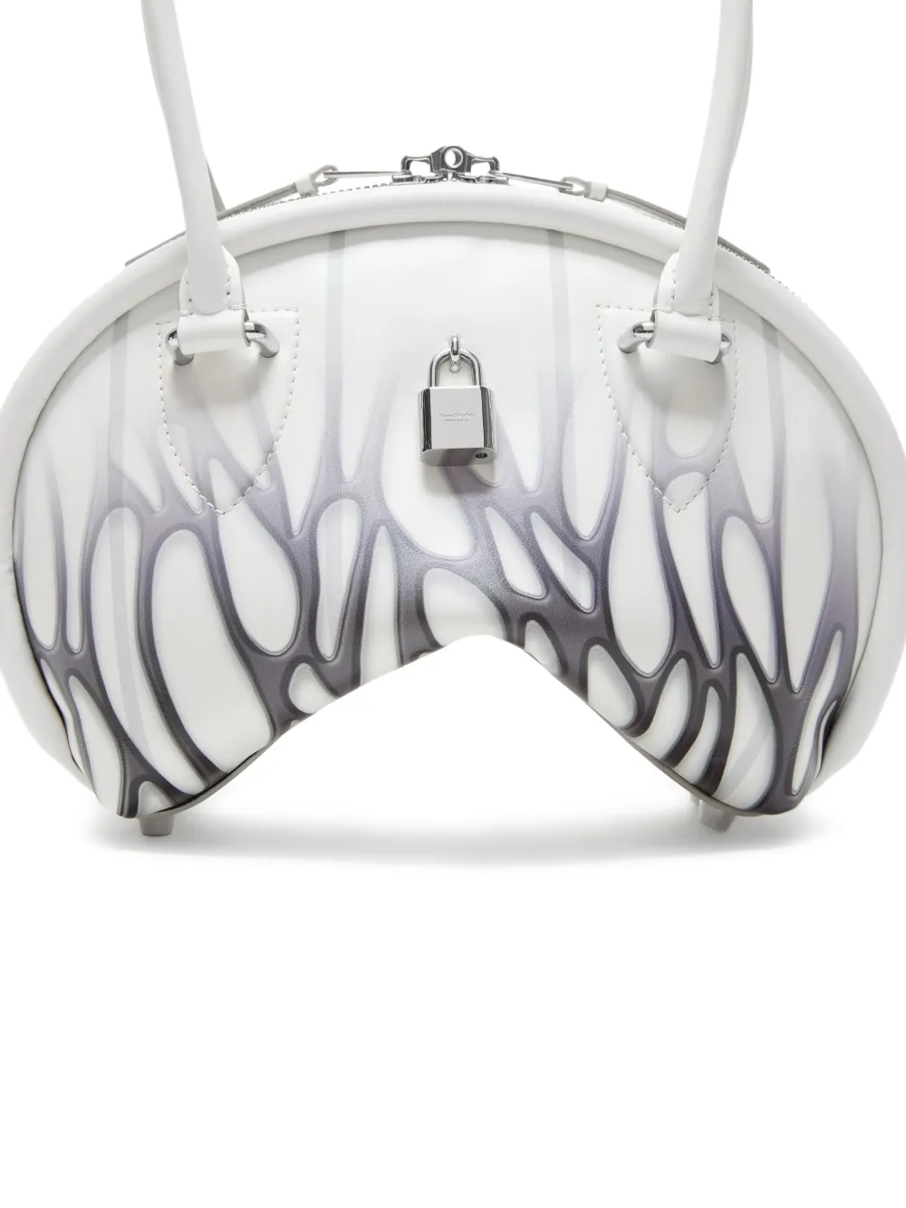 Acne Studios x Kappa leren schoudertas Wit