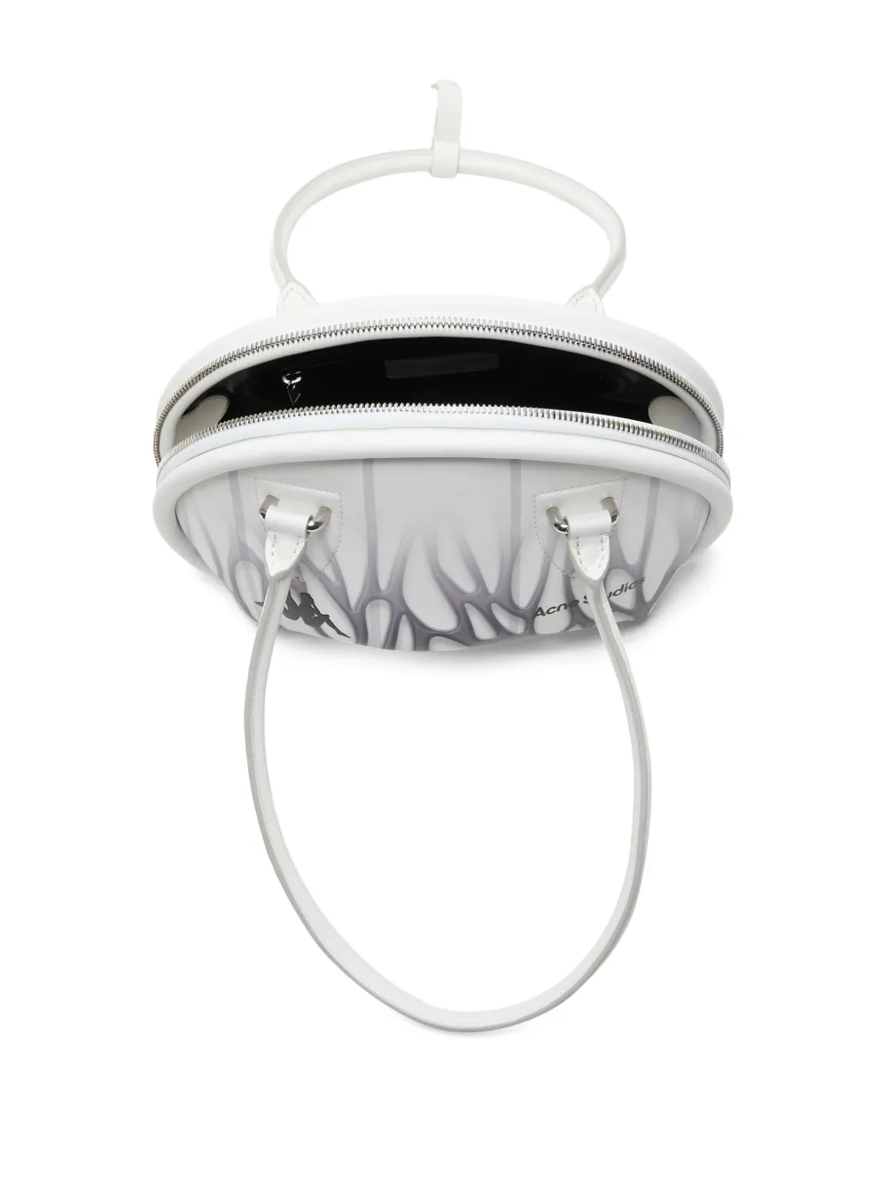 Acne Studios x Kappa leren schoudertas Wit