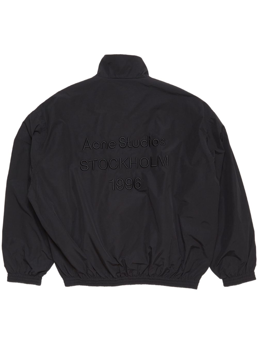 logo-embroidered jacket