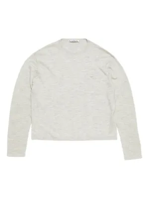 Acne Studios フロックロゴ プルオーバー | グレー | FARFETCH JP