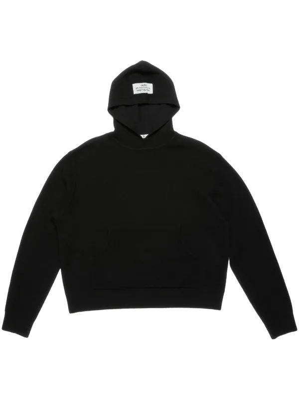 Acne Studios Hoodie Mit Applikation Schwarz FARFETCH DE
