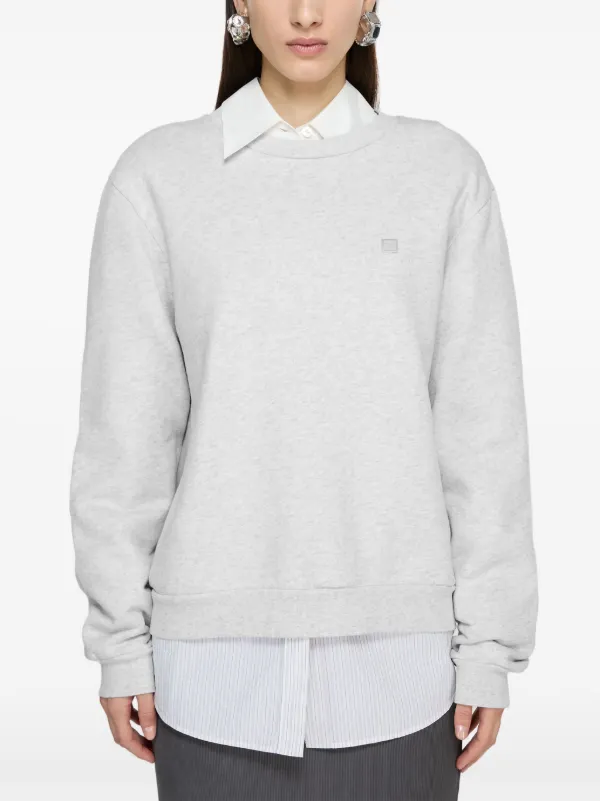 Acne Studios フリース スウェットシャツ | グレー | FARFETCH JP
