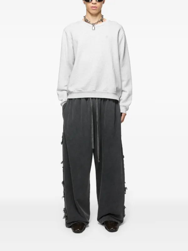 ACNE STUDIOS フリース スウェット男女兼用 Acne Studios フリース スウェットシャツ | グレー | FARFETCH JP