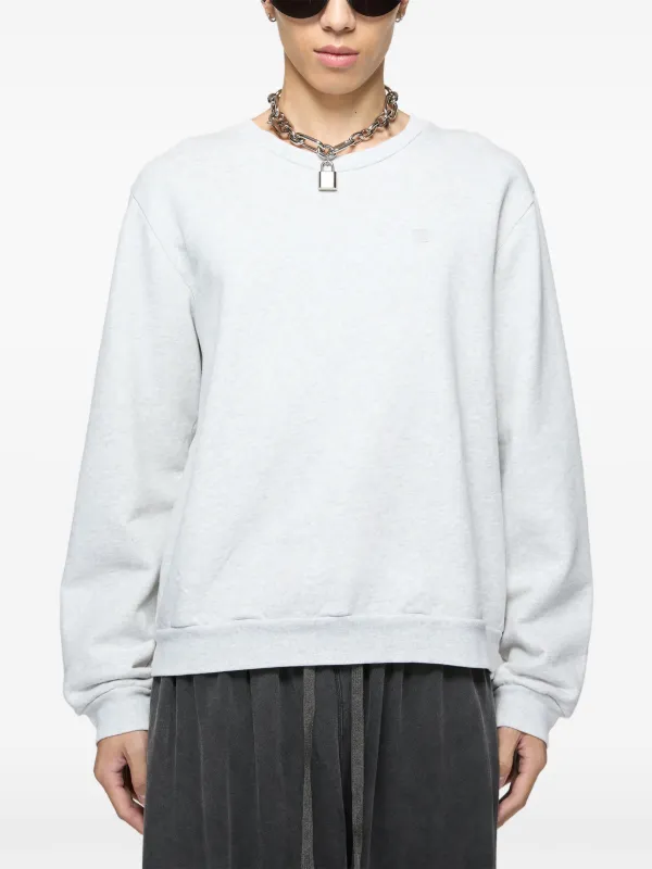 ACNE STUDIOS フリース スウェット男女兼用 Acne Studios フリース スウェットシャツ | グレー | FARFETCH JP