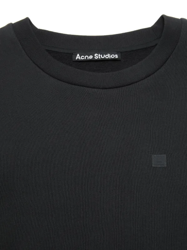 【CPGN STUDIO】24FW★ Serengeti Pigment Sweatshirt Acne Studios organic-cotton Sweatshirt | Black | FARFETCH PL