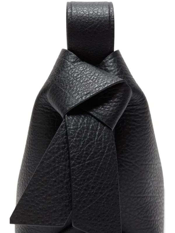 Acne Studios Mini Musubi Shoulder Bag | Black | FARFETCH