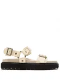 Acne Studios leather buckle sandals - Neutrals