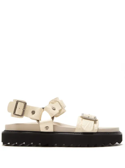 Acne Studios صندل جلد بمشبك