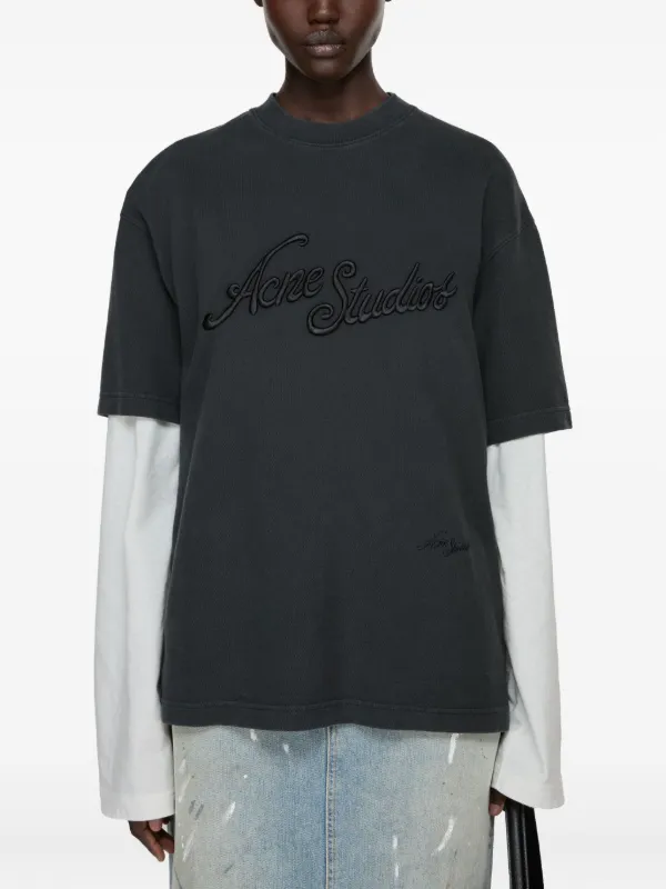 acne studios Tシャツ Acne Studios Oversize Logo T-Shirt | Nordstrom