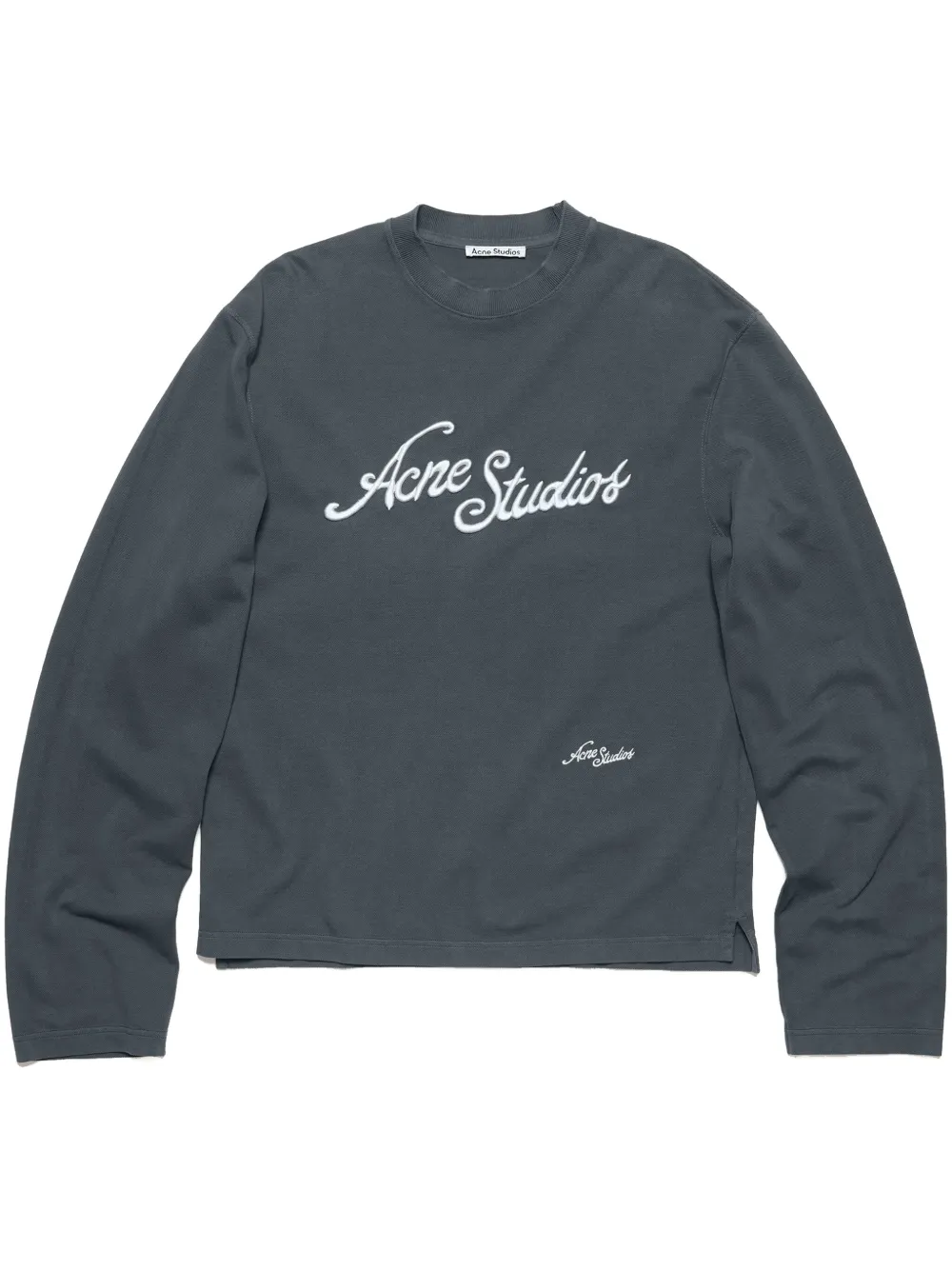 Acne Studios ロゴ スウェットシャツ - グレー Acne Studios ロゴ スウェットシャツ - グレー