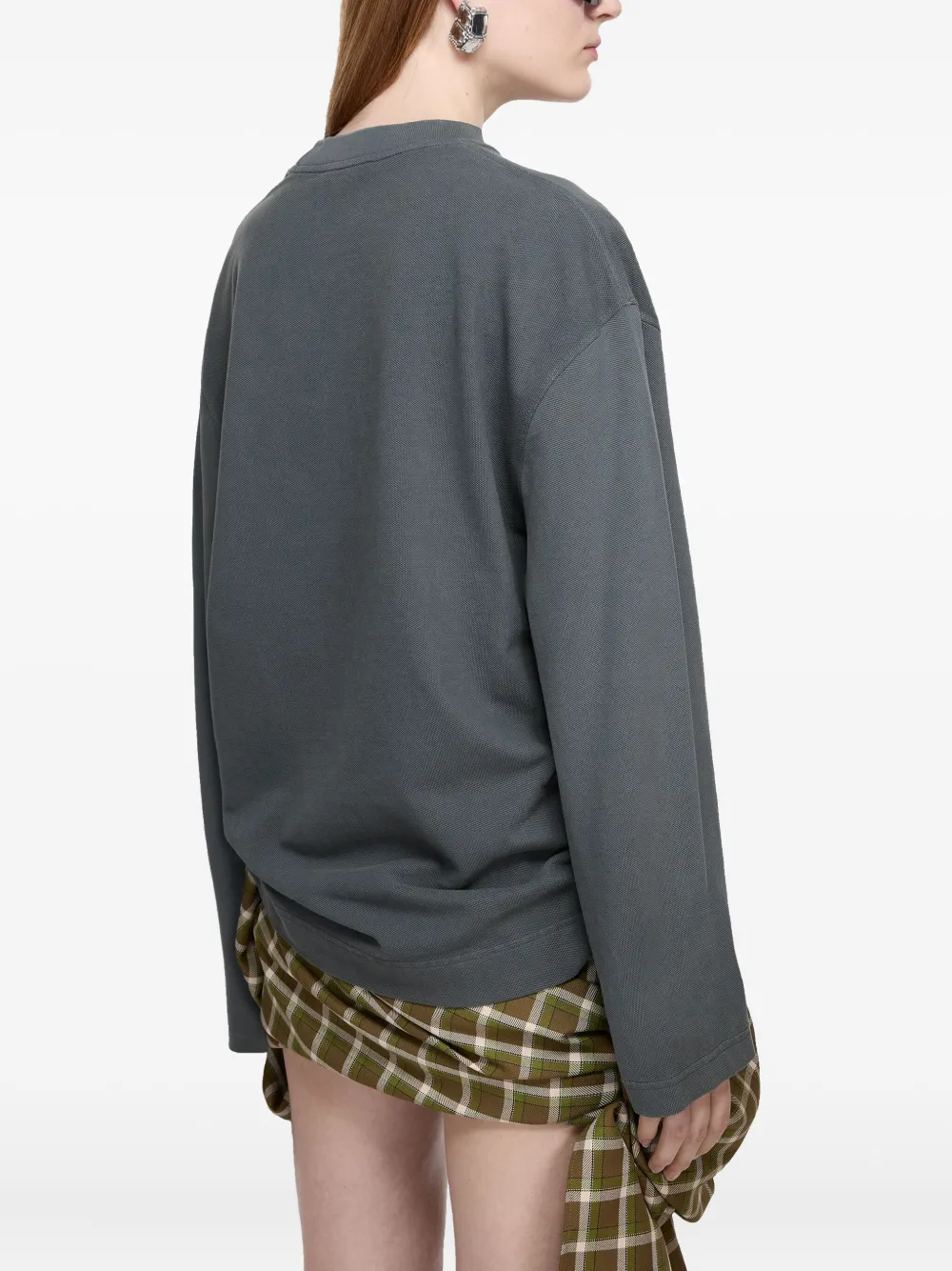 Acne Studios Sweater met logo Grijs